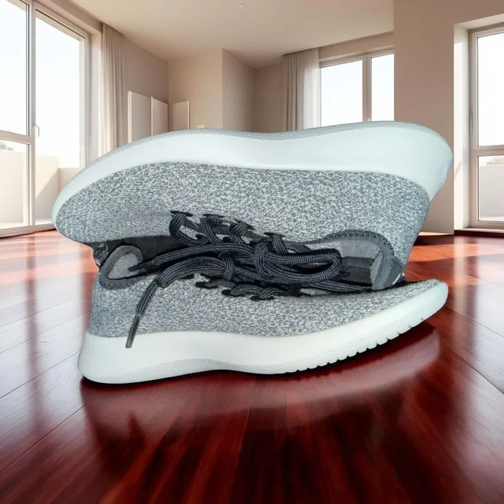 Women's allbirds Gray Wool Tree Runners Sneakers Shoes Size 5